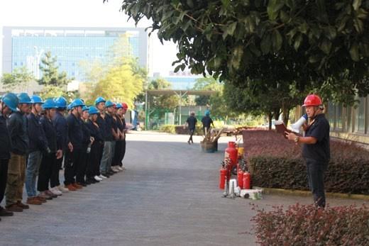 電機鐵芯公司組織開展消防知識、現場滅火及應急救援演練